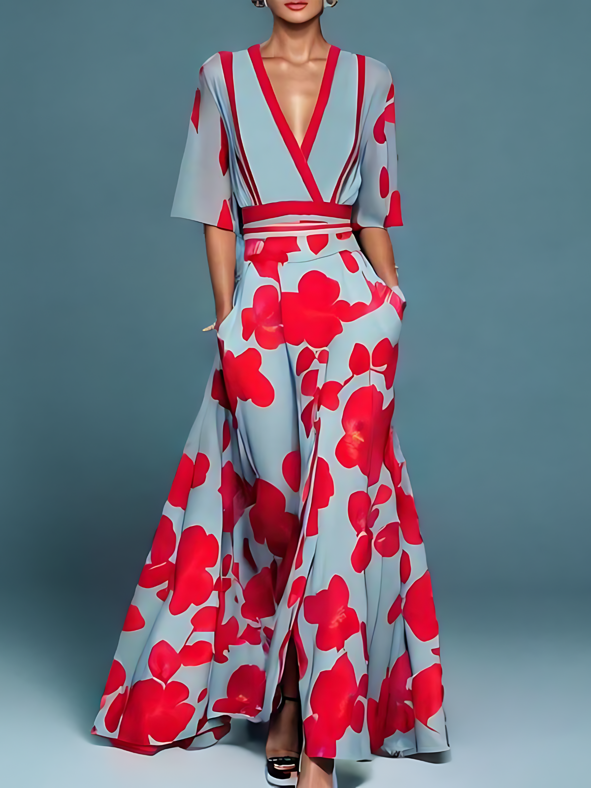 Elise™ - Elegante Vestido con Estampado Floral