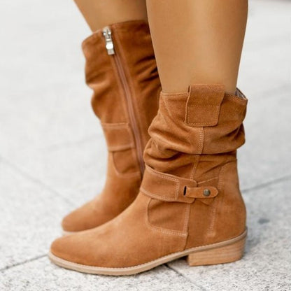 Bottine Elise avec zip enfilement facilité et support Orthopedia Confort+