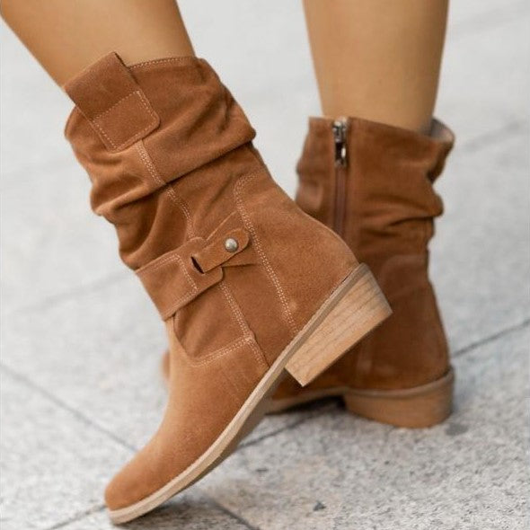 Bottine Elise avec zip enfilement facilité et support Orthopedia Confort+