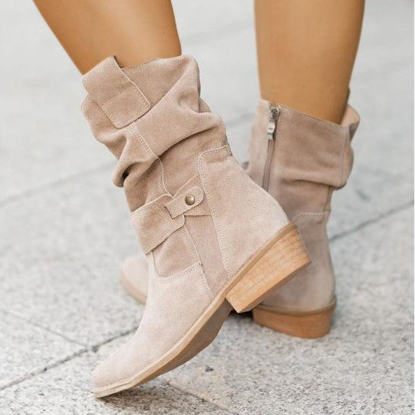 Bottine Elise avec zip enfilement facilité et support Orthopedia Confort+